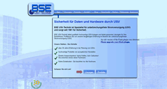 Desktop Screenshot of bsenet.de